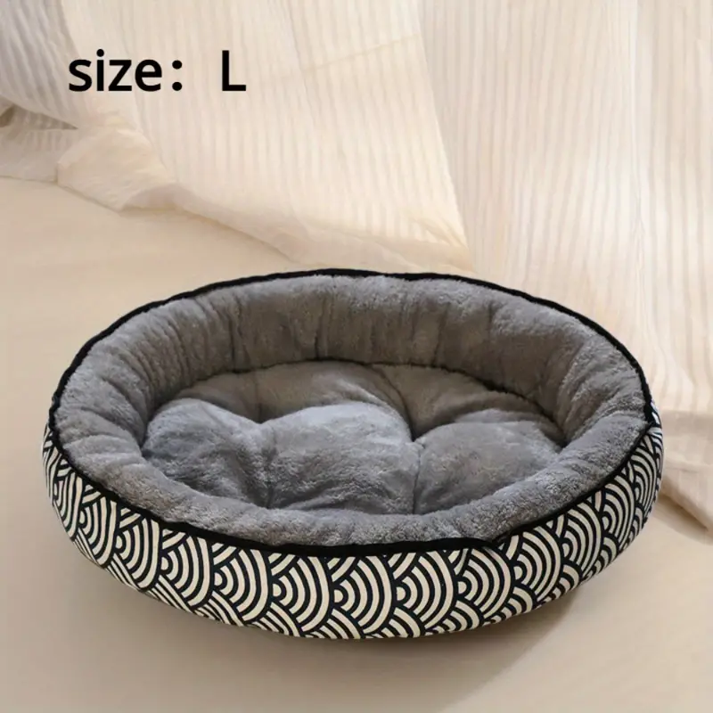 Winter Warmth Pet Bed for Deep Sleep, All-Season Universal Cat and Dog Nest,Cozy Cotton Material with Soft Filling