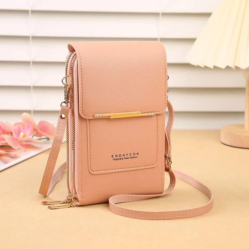 Touch Screen Phone Bag for Women, Cute Crossbody Bag for Carrying Mobile Phones, Fashionable Key Bag