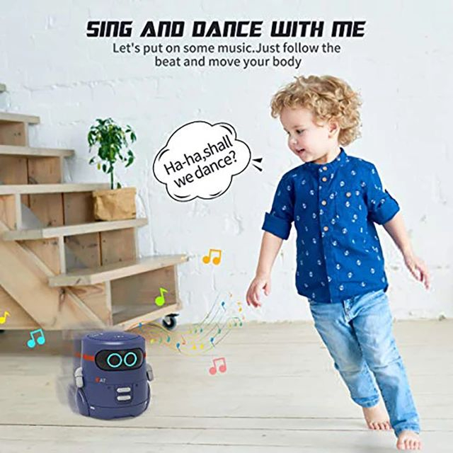 Smart Robot Toy For Kids Touch Functional Robot Present with Interactive Electronic Robot Toy With Dance Music Walking