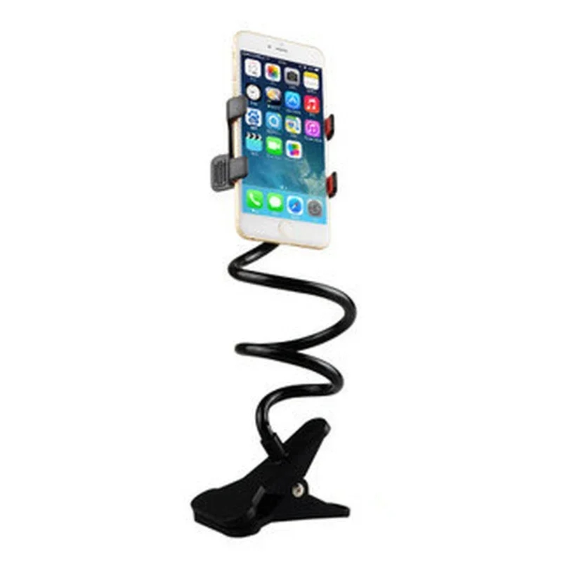 Mobile Phone Stand Universal Lazy Holder Arm Flexible Stents Holder Bed Desk Table Clip Gooseneck Bracket For Phone Muti Colors