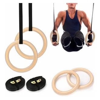 Heavy duty Gymnastic Rings 1 Pair Premium Quality