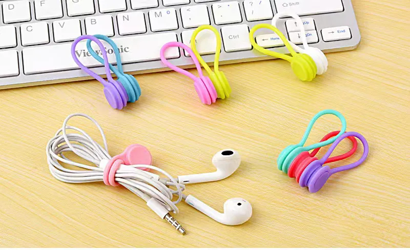 UMUST Silicone Magnetic Cable Tie Reusable Wire Organizer For Bundling And Securing Headphone Or Data Cables No Ratings