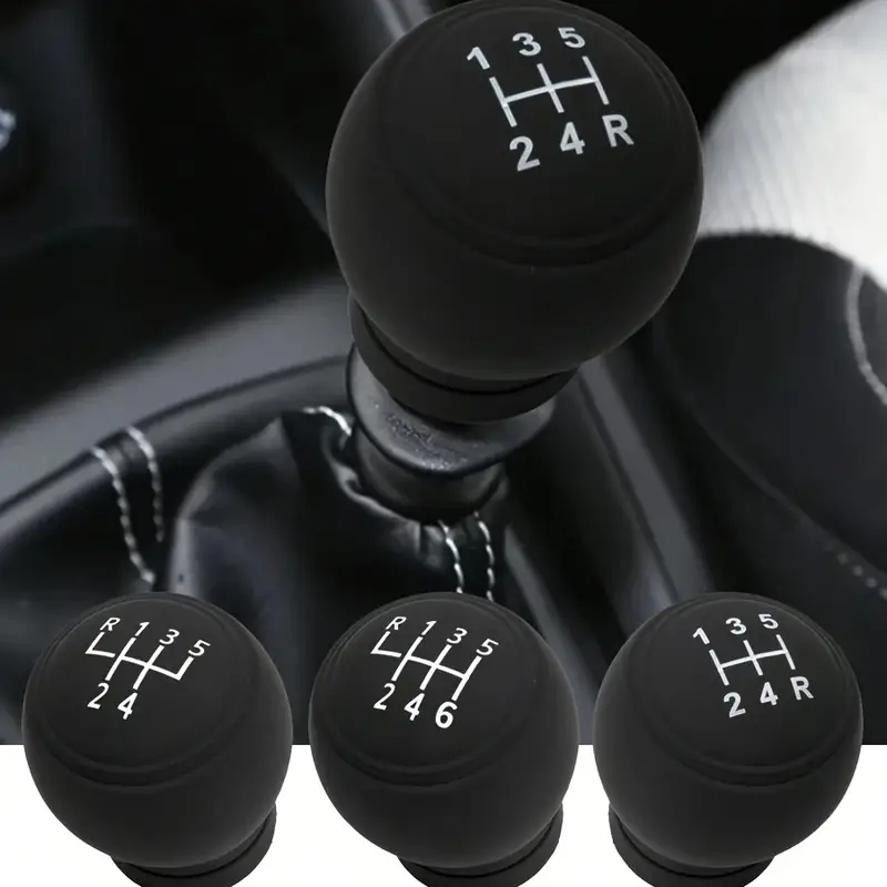 Non-Slip Silicone Car Shift Knob Cover - Dustproof & Waterproof Grip Sleeve for Enhanced Vehicle Interior Accessories