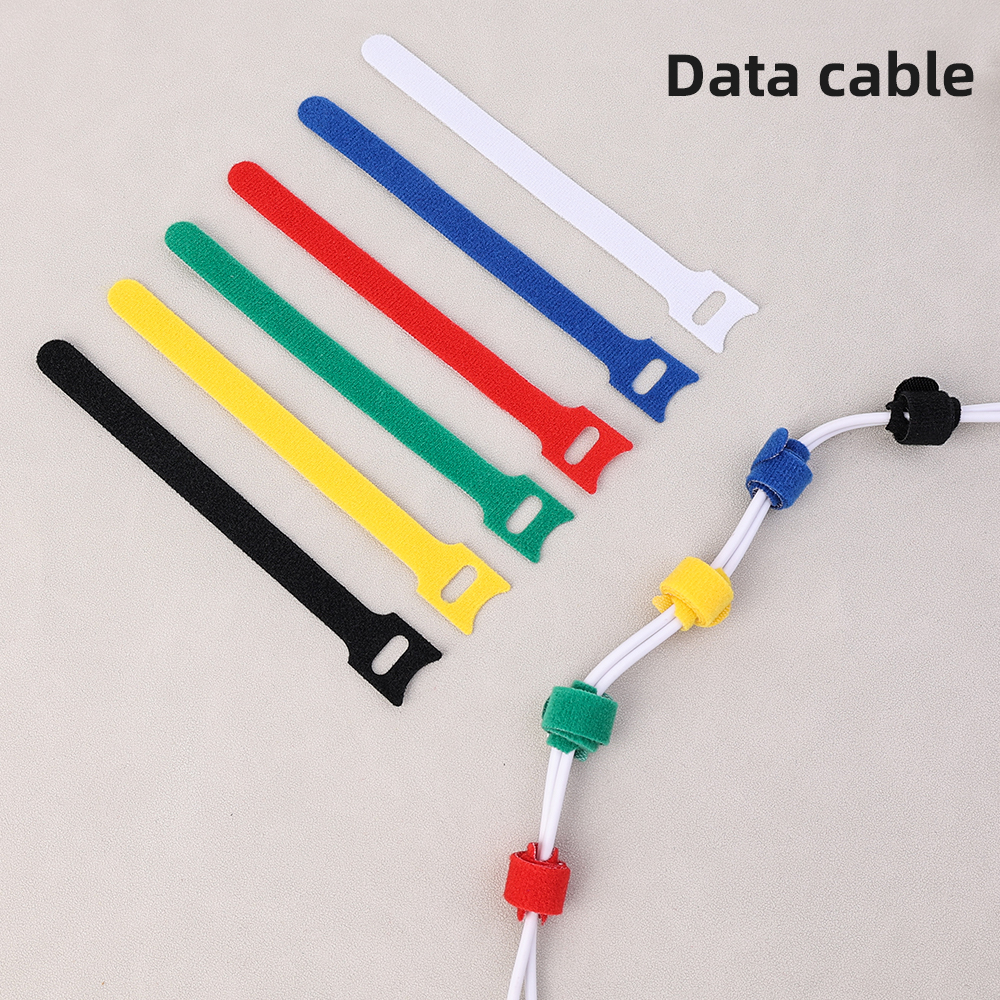 30PCS Nylon Reusable Releasable Cable Ties For Network Wire Charging Data Cord Earphone Mouse Line Fastener Management