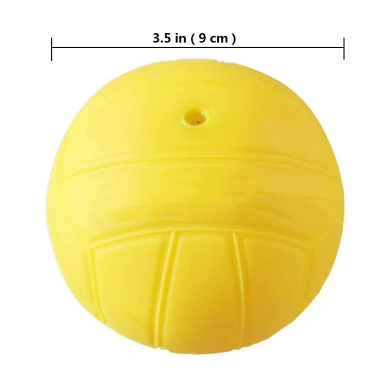 Viminston Roundnet Game Ball Replaceable Competitive Balls Mini Volleyball 3-Pack with Pump