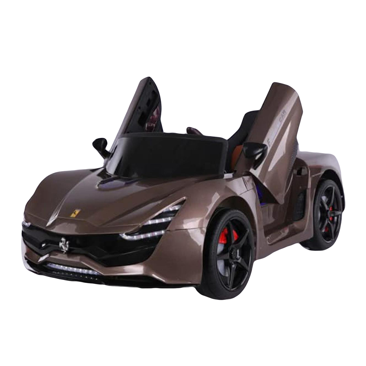 Kids Electric Car Remote and Self-Drive, Door Open option Push Start With Music USB Option, 2 Battery 3 Motors, With Rocking Wide Sitting Space 