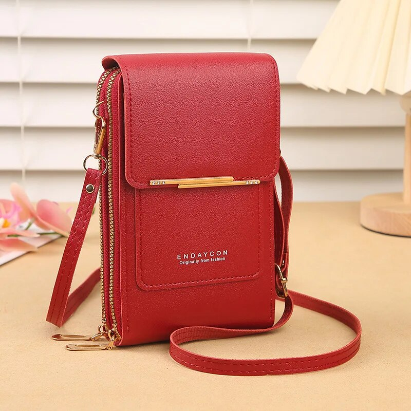 Touch Screen Phone Bag for Women, Cute Crossbody Bag for Carrying Mobile Phones, Fashionable Key Bag