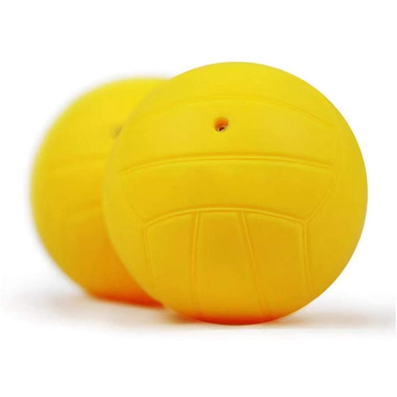 Viminston Roundnet Game Ball Replaceable Competitive Balls Mini Volleyball 3-Pack with Pump