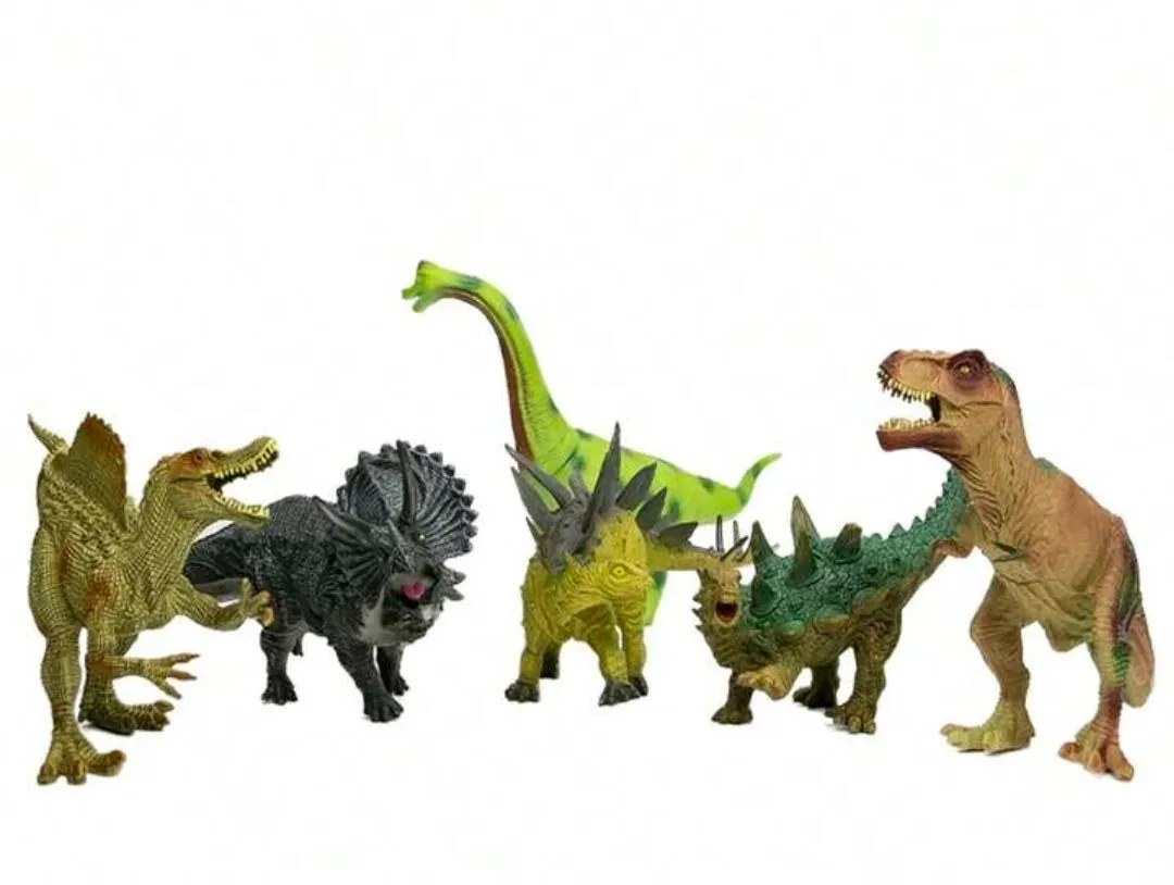 Toys | Animal toys | (6 Pcs ) Dinosaur animals toys for kids | Non toxic ,BPA free ,Durable ,High quality | Improve Educational skill 