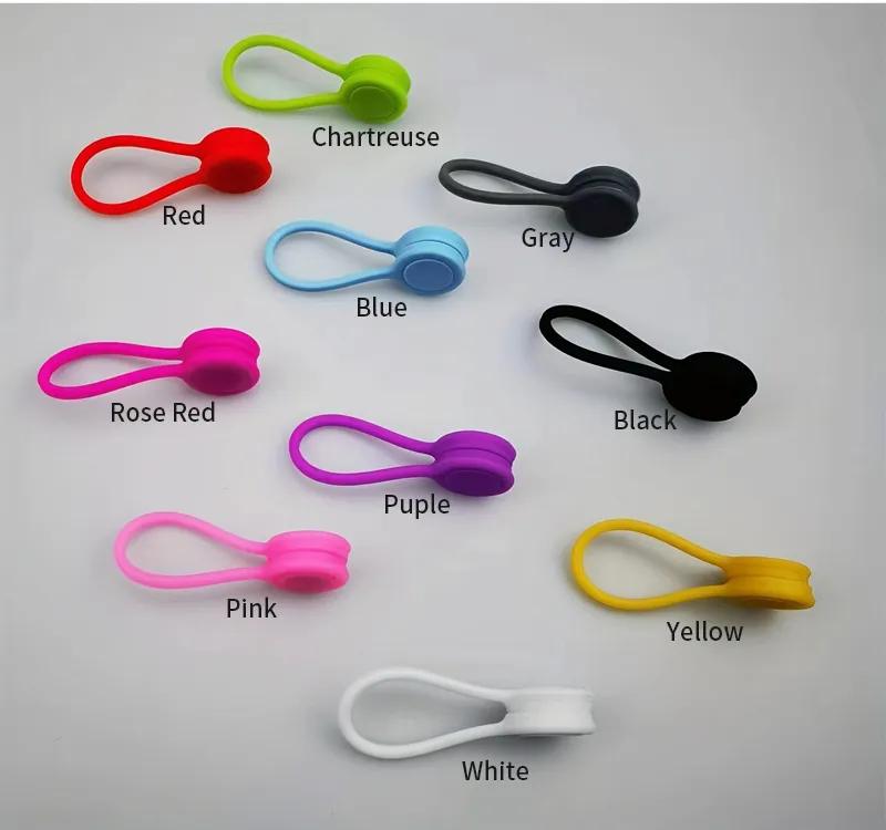 UMUST Silicone Magnetic Cable Tie Reusable Wire Organizer For Bundling And Securing Headphone Or Data Cables No Ratings